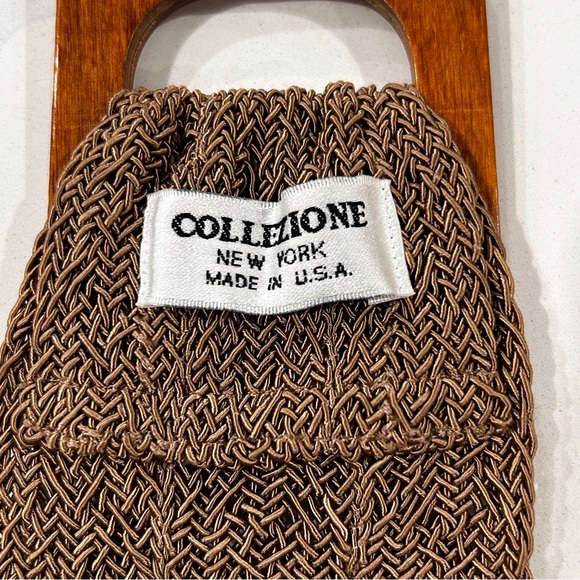 Woven Wide Belt With Sculpted Wood Buckle - Picture 4 of 9